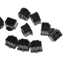 10Pcs Ethernet Hub Port RJ11 Anti Dust Cover Cap Protector Black  ^