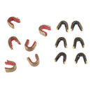 Set of 12 Pieces Rope Nocks Archery Bow String Buckle Clip Nocking Point, 5 X 5