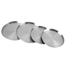 4x Stainless Steel Cooker Protection Pan Home