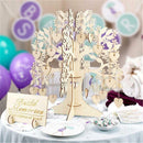 1Pcs Wood DIY Wishing Tree Wedding Supplies Guest