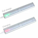 10LED USB Rechargeable Undercounter Cabinet Light Sensor Motivated for Home