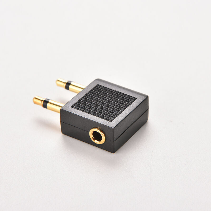 3.5mm  Stereo AUX Jack 2 Male to 1 Female F Splitter Headphone Audio Adapter