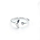 Mermaid Open Small Niche Design Ring Female Opening Adjustable Index Finger