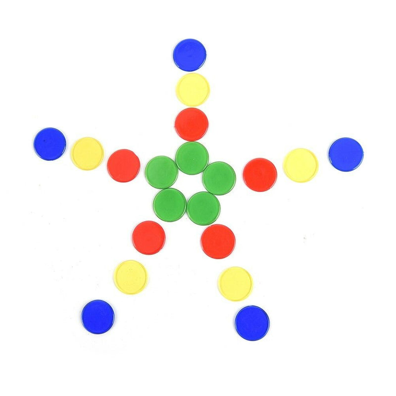 50pcs Count Bingo Chips Markers for Bingo Game Cards Plastic Poker Chips OA