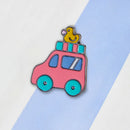 Cartoon Brooches Enamel Badge Shirt Coat Jacket Lapel Pins Gifts (Car)