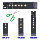 Flexiable PCB PCI-e M.2 NGFF M Key Extender Adapter Converter with Screws SN9F