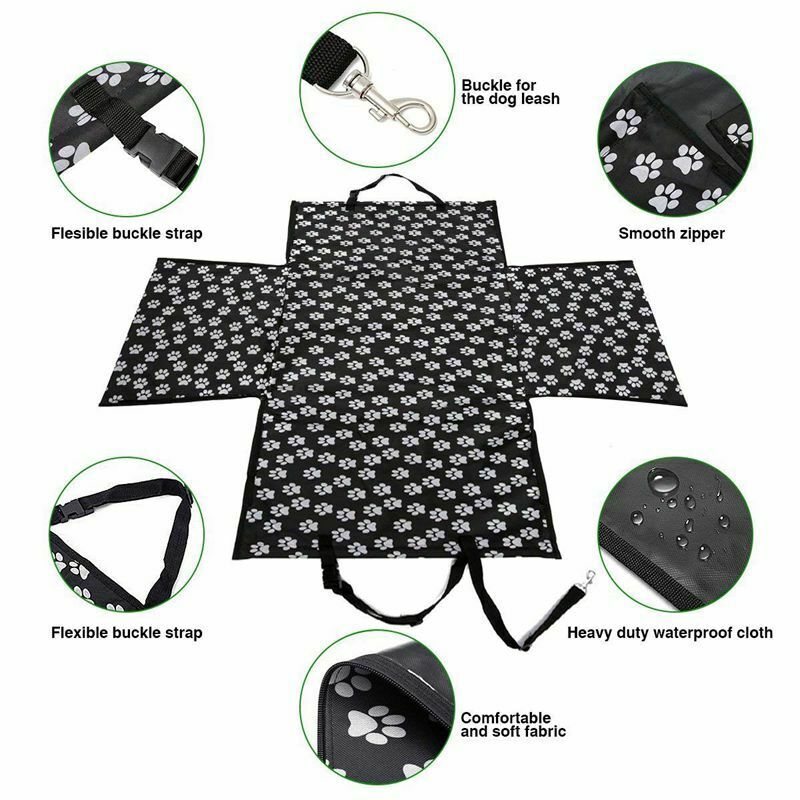 Dog Car Seat Single Seat For Back Seat Waterproof Dog Seat Cover Car Seat F P4H9