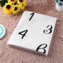 Newborn Letter Print Background Blankets Baby Milestone Blanket Photo Prop