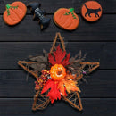 Halloween Pentagram Wall Hanging Ghost Festival Handmade Crafts Home Party  G7I9