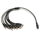 8 Port New  Splitter Cable CCTV Security Camera DC 12V Power Supply Adapter