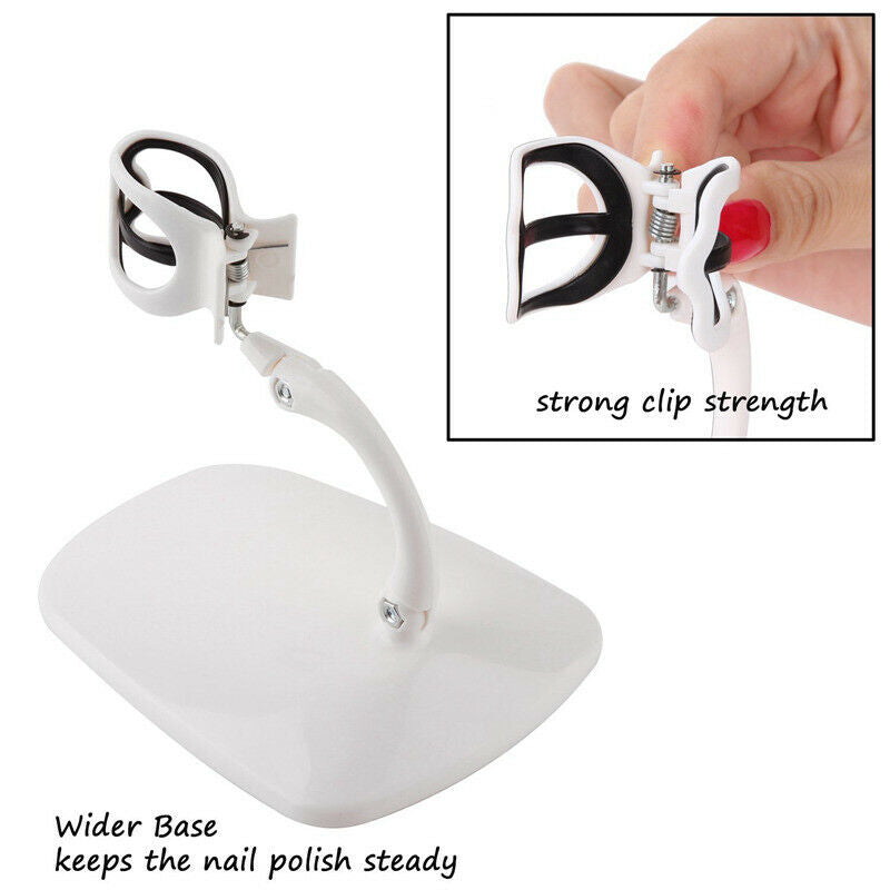 Adjustable Nail Polish Bottle Display Stand Tilt Nail Varnish Clip Manicure C7N9