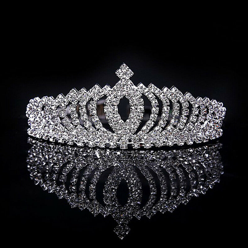 Hot Style Bride Wedding Dinner Children Tire Crown And Diamond Ornaments