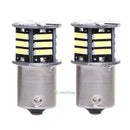 2x Canbus No Error White LED Tail Backup Reverse Light Bulb BA15S 1156 7506 1093