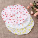 3x Waterproof Bathing Shower Cap Printing Coulours Flowers To Protect Hair