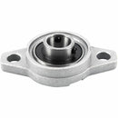 KFL001 Bore Inner 12mm Flange Ball Mounted Pillow Block Bearings