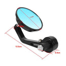 Rear View Side Mirror Motorcycle Mirror for 7/8" Handle Bars Motocycle Dirtbikes