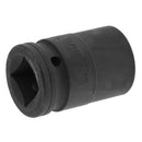 3/4-inch Square Drive 27mm Hex 12 Point Impact Socket Black
