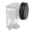 58mm Filter Adapter Ring + CPL Filter w/ Cover for GoPro Hero 5 Housing Case