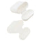 Clear+White Silicone Case Protector Bumper Box For AirPods Wireless Earpod