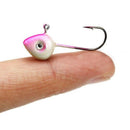 Fish Shape Head Lead Fishing Jig Single Hook Set Soft Bait Lure Carp Fishho