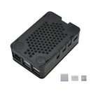 for Raspberry Pi Case Enclosure Box V4 with Heat Sink for Raspberry Pi 4B(B