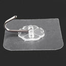 Strong Transparent Suction Cup Sucker Wall Hooks Hanger for Kitchen Bathroo Y9T7