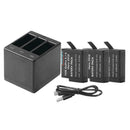 3 Slots Battery Charger Charging Storage Box for Gopro Hero 5 6 7 Sport Camera