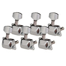 Zinc Alloy 6R Semiclosed Tuning Pegs Tuner Machine Head Electric Guitar Part