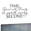 1X time spent with family is worth every second art wall stickers home decals JR