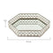 Handcraft premium crystals 2 layer crystal beads mirrored glass surface tray