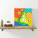 5D DIY Full Round Drill Diamond Painting Pear Cross Stitch Embroidery Kit