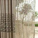 Chic Room Leaf Bedroom Window Curtain Voile Tulle Leaf Sheer Drape Valance