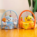 Baby Sofa Support Seat Cover Learning To Sit Plush Chair w/o Filler (Duck) A