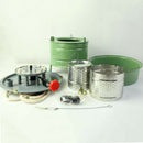 Mini Portable Outdoor Cooking Stove Outdoor Pocket 8 Wicks Kerosene Stove Burner