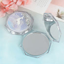 Mini Makeup Mirror Drift Sand Portable Cosmetic Folding Compact Pocket MirroJC!c