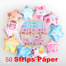 Folding Kit Lucky Star Origami Wish Star Origami Paper 50 Strips Paper