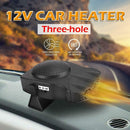 12V Car Heater Vehicle Windscreen Demister Defroster Portable Heating Fan Black