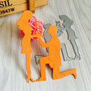 1x Marry me cutting dies stencil diy scrapbooking album paper card embossing FT