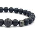 Fashion Women Beads Bangle Strand Bracelet Jewelry Gift Casual Decoration