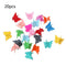 20PCS Mini Hair Claws Multi Colors Hair Clips Butterfly Shape Hair Clamps New