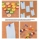 30pcs Round Push Pins Round Head Thumbtack For Board Map Office School Decor