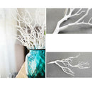 10x Simulation Plastic Tree Branches Twig Plants Home Decor white