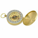 Outdoor Travel Camping Compass Hiking Sports Navigation Pocket Watch Style Brass