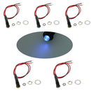 DC24V Metal 8mm Car Truck Boat Red LED Panel Dash Warning Light Indicator