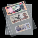 10X Note Pages Album Paper Money 3 Pockets Banknote Holders Storage SleevesBX