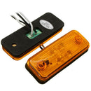 2Pcs 4 Led Side Marker Light Indicator Lamp Bus Truck Trailer Lorry Caravan