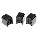6pcs 5 Pin 80A Relay Mounting Base Socket Holder With Loose Terminals Set