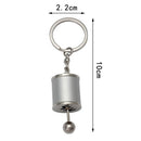 Creative Auto Tuning Part Gearshift Turbo Key Chain Car Turbine Keychain Keyring