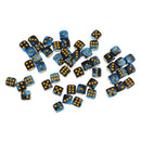 100x Acrylic Round Corner Dice Six Sided D6 12mm for Card Game Accessories
