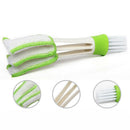 Portable Double End Window Interior Green Accessories Household Car Vent Brush
